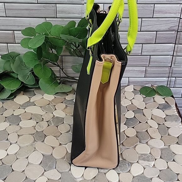 JUSTFAB block colored shoulder bag - Picture 2 of 10